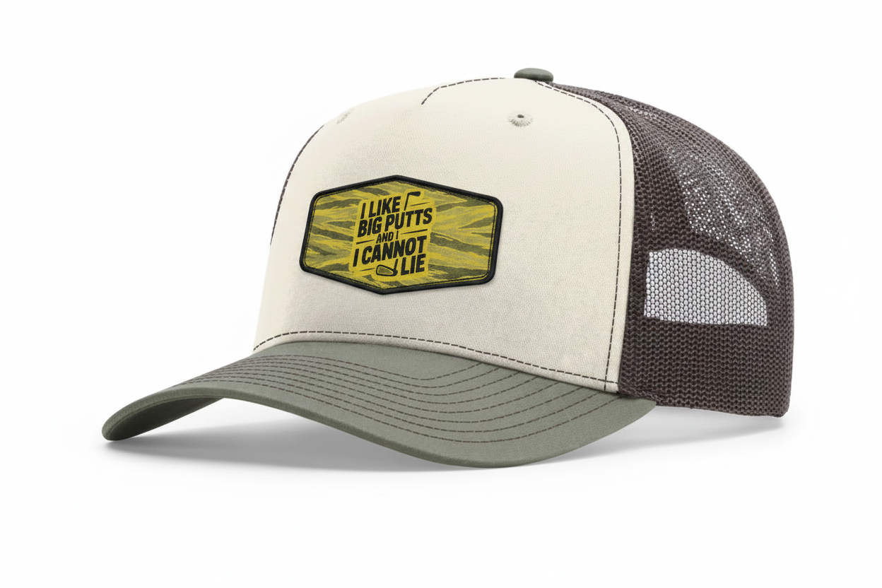 Trucker Style Patch hat - I Like Big Putts