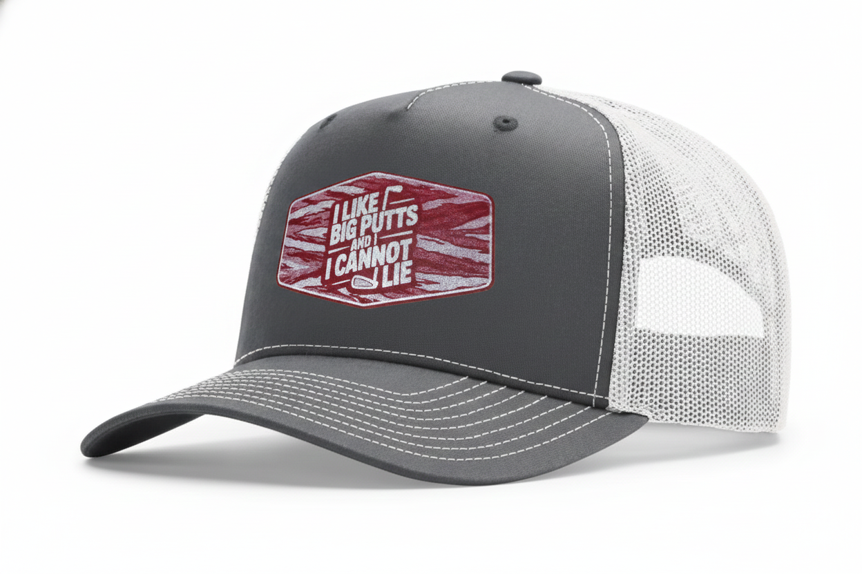 Trucker Style Patch hat - I Like Big Putts