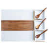 Marble & Acacia Wood Charcuterie Board – Personalized Serving Board Gift