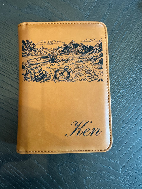 Personalized Journal | Custom Engraved Leatherette Notebook