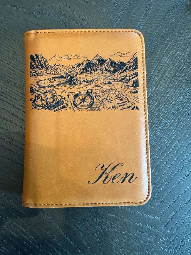 Personalized Journal | Custom Engraved Leatherette Notebook
