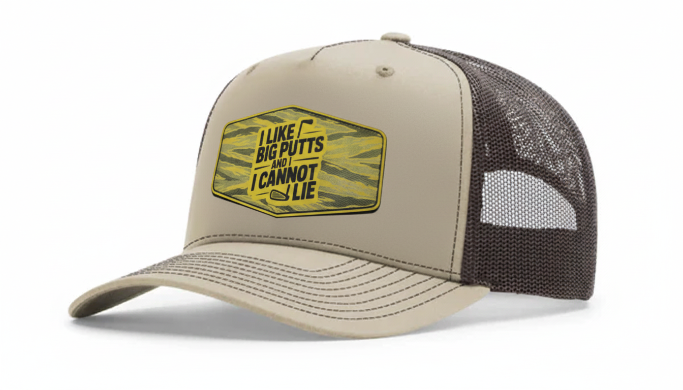 Trucker Style Patch hat - I Like Big Putts