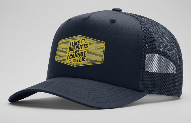 Trucker Style Patch hat - I Like Big Putts