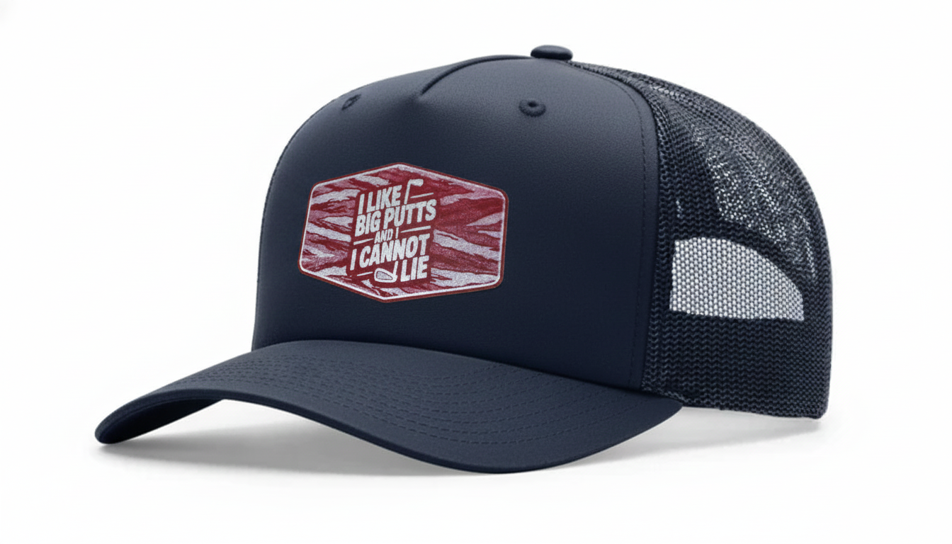 Trucker Style Patch hat - I Like Big Putts