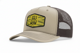 Trucker Style Patch hat - Born to Golf, Forced to Work